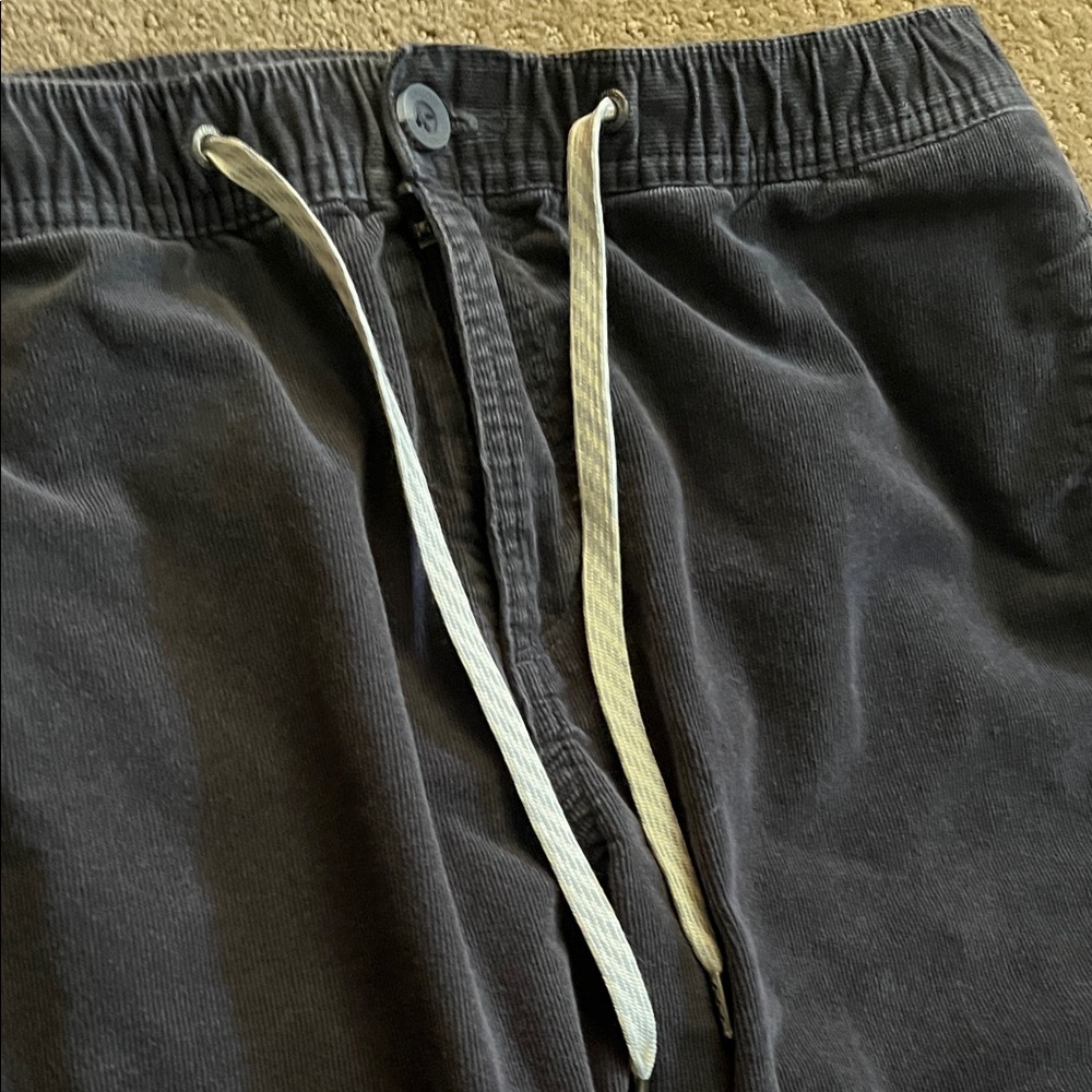 Vuori Men's Dark Gray Corduroy Pants